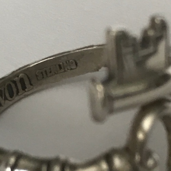 SOLD! 😊 Vintage Sterling Silver Old Key Ring - Picture 7 of 8